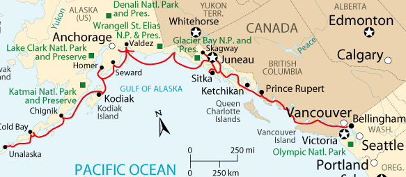 prince william sound prince william sound alaska map. Prince William Sound and