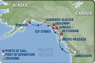 The 7 Night Royal Carribean Alaska cruise