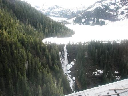 Big Goat Lake in the Misty Fjords on a sightseeing flight tour from Ketchikan