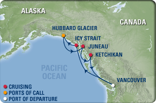 7 Night Roundtrip Alaska Cruise Vancouver