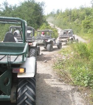 Follow the leader on Adventure Kart Tour, Family Friendly Attractions