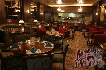 The formal dining area of Annabelles Restaurant in the Gilmore Hotel Ketchikan, AK