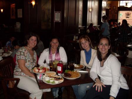 Rene & friends at the best Ketchikan Alaska restaurants - Annabelles Restaurant!