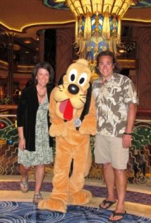 Disney Characters roam the Cruise Ship on a Disney Alaska Cruise