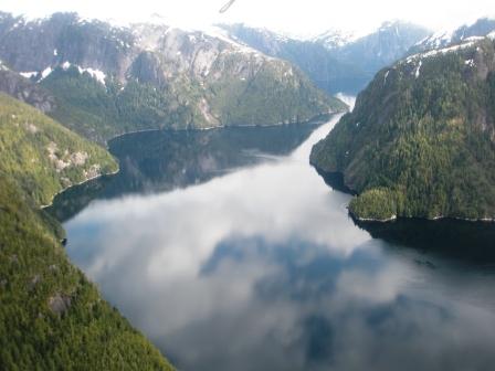 Flightseeing in the Misty Fjords in Ketchikan