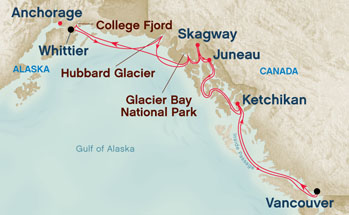 More Alaska Princess Cruise options