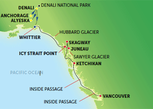 Alaska Cruise Ship Calendar Routes