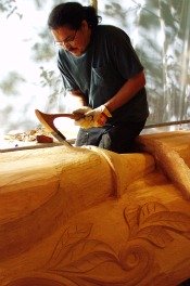Israel Shotridge is a Master Carver of Native American Totem Poles