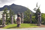 One Alaska Native Art piece, the Chief Kyan totem pole in Ketchikan Alaska