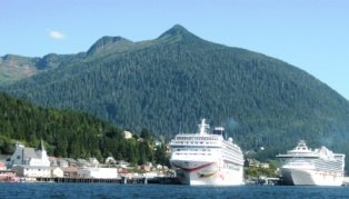 Deer Mountain greets all visitors at a towering 3001 ft tall!  One of the best hiking trails in Alaska