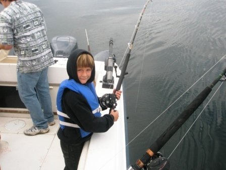 Halibut Fishing Tips are easy enough a kid can do it!