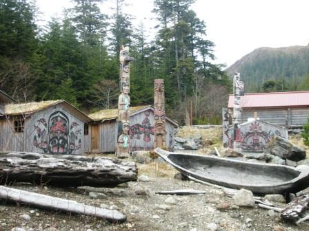 Potlatch Park, a favorite Ketchikan Totem Pole Park, has gorgeous Native American Totem Poles