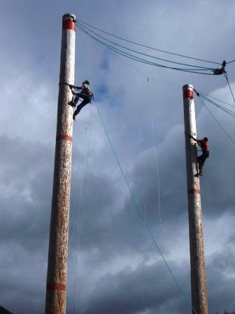 Pole Climbing at the Ketchikan Lumberjack Show