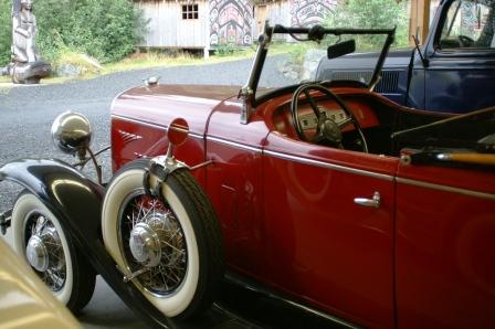 The Antique Car Museum is just one of the Ketchikan Alaska attractions at Potlatch Park