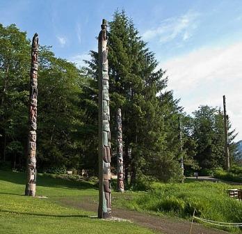 Ketchikan Totem Pole Park at Totem Bight