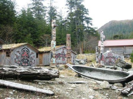 Potlach Park Totem Park during our Alaska Hummer Adventure tour