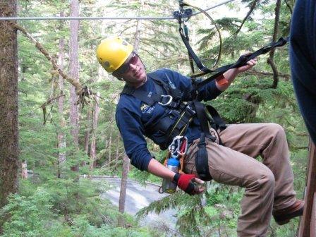 Ziplines in Ketchikan Alaska are one of the most popular Alaska tours