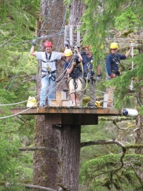 Ziplines in Ketchikan Alaska